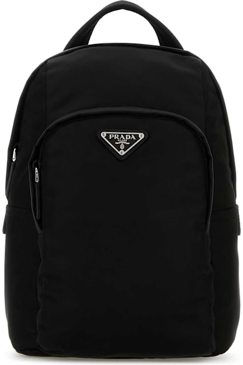 Homeware Prada Black Re-nylon Backpack