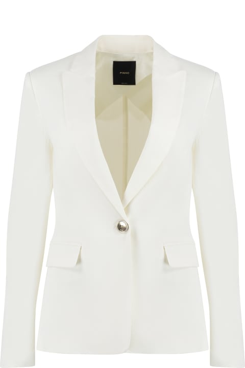 Pinko Coats & Jackets for Women Pinko Equilibrato Linen Blazer