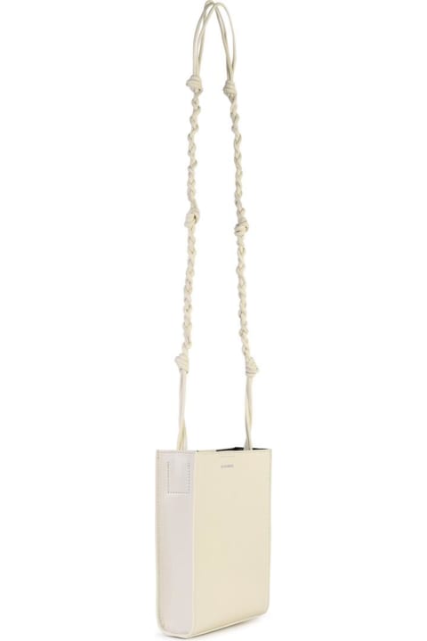Jil Sander Bags for Women Jil Sander 'tangle' Ivory Leather Crossbody Bag