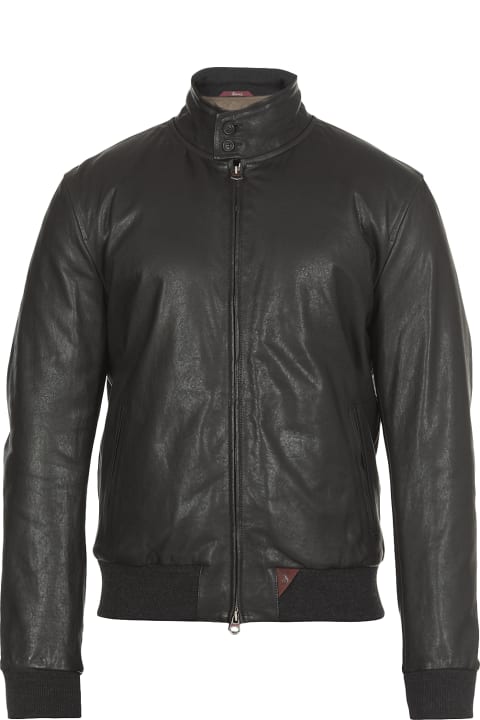 Nuvola Leather Down Jacket