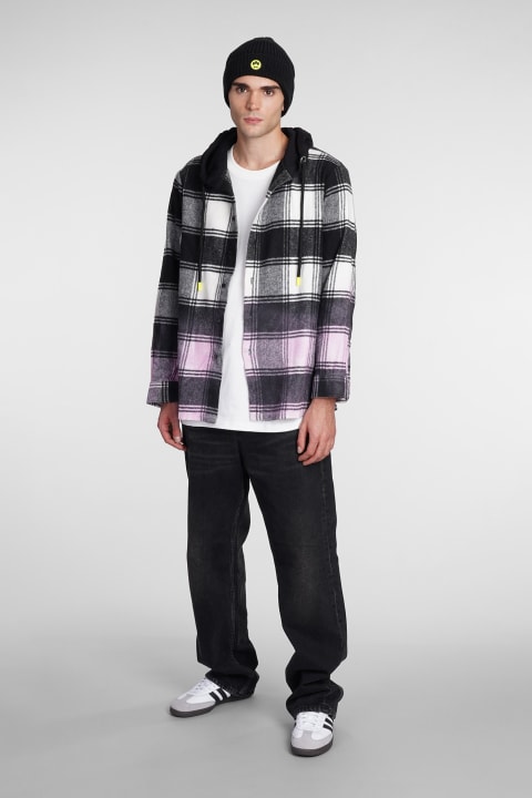 Barrow for Men Barrow Flannel Shirt With Hood And Checked Pattern