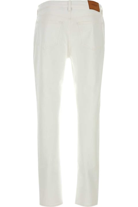 Fashion for Women Burberry White Stretch Denim Jeans