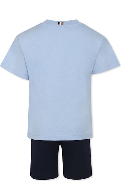 أدوات منزلية Hugo Boss Multicolor Pyjamas For Boy With Logo