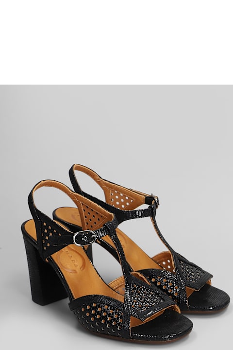 Chie Mihara Shoes for Women Chie Mihara Bessy 46 Sandals In Black Leather