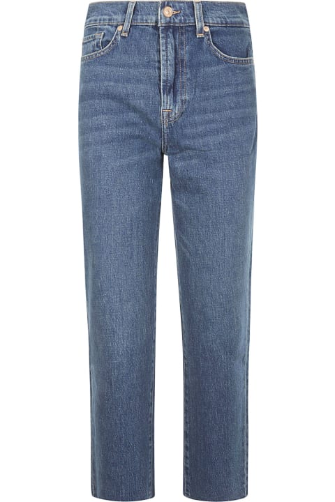 Jeans for Women 7 For All Mankind Logan Stovepipe Blue Bell