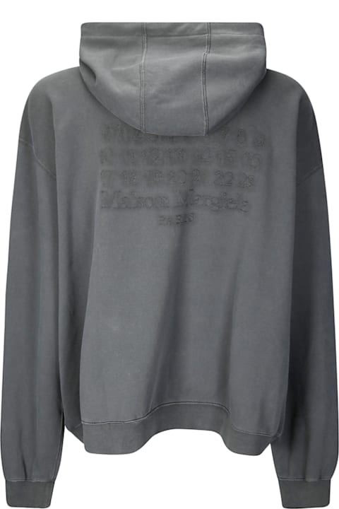 Maison Margiela Coats & Jackets for Men Maison Margiela Graphite Cotton Oversize Sweatshirt