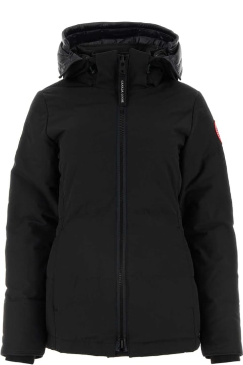 Fashion for Women Canada Goose Black Polyester Blend Chelsea Down Jacket