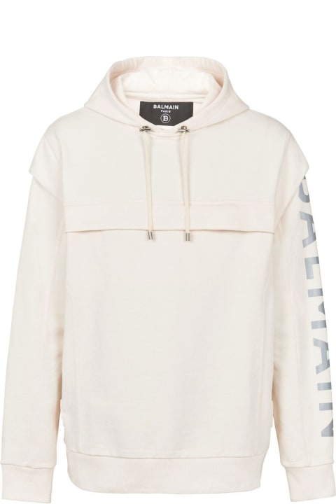 Homeware Balmain Beige Cotton Hoodie