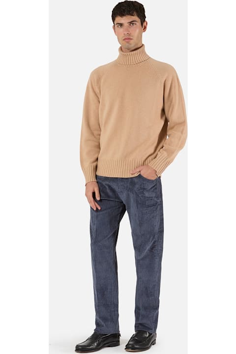 doppiaa Pants for Men doppiaa Aacero Cotton Corduroy Trousers