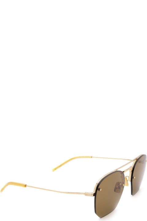 ウィメンズ Saint Laurent Eyewearのアイウェア Saint Laurent Eyewear Sl 422 Gold Sunglasses