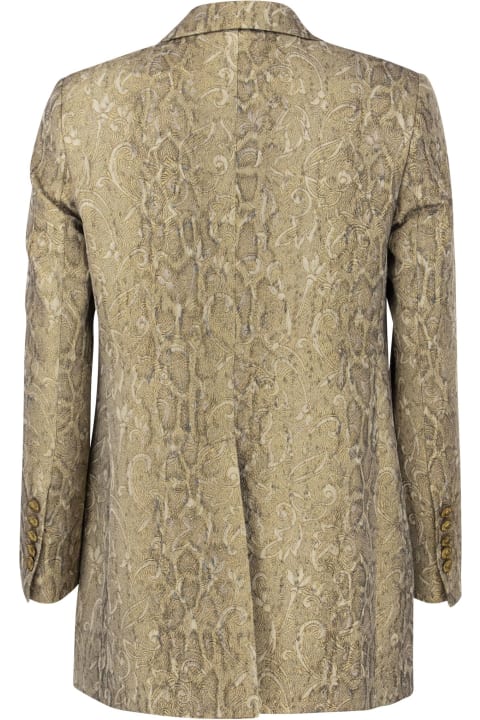 Antonia - Gold Brocade Jacket