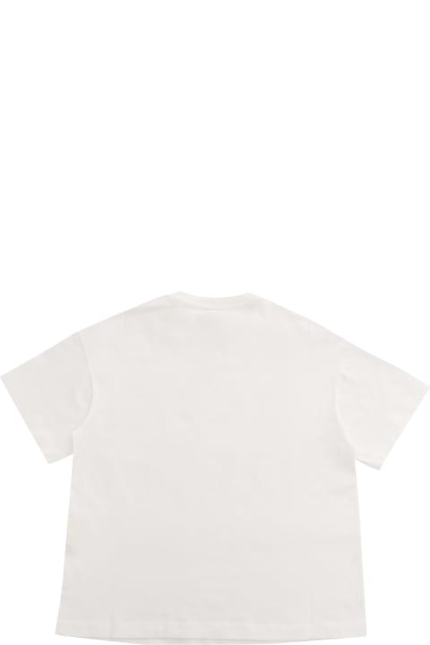 Fendi for Kids Fendi White Fendi T-shirt