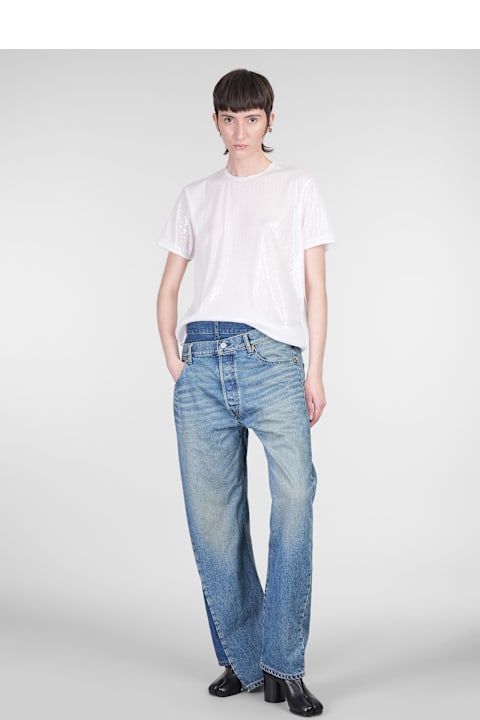 Junya Watanabe for Women Junya Watanabe Jeans In Blue Cotton