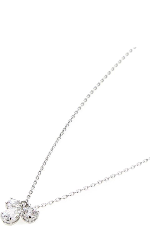 ウィメンズ Swarovskiのネックレス Swarovski Silver Metal Necklace