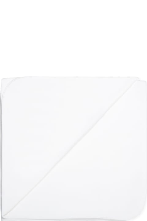 Accessories & Gifts for Baby Boys Moschino White Blancket For Babykids With Teddy Bear