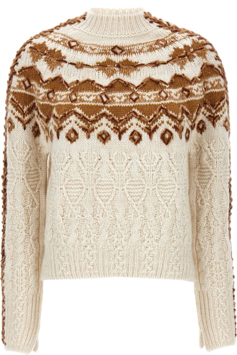 Ermanno Scervino سترات لـ السيدات Ermanno Scervino Jacquard Sweater