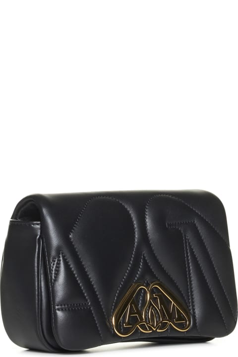Shoulder Bags for Women Alexander McQueen Mini Seal Leather Shoulder Bag
