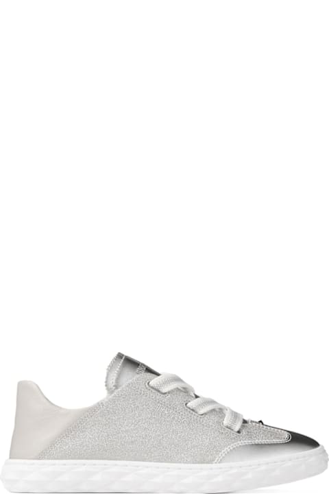 Jimmy Choo Diamond Light Leather Sneakers