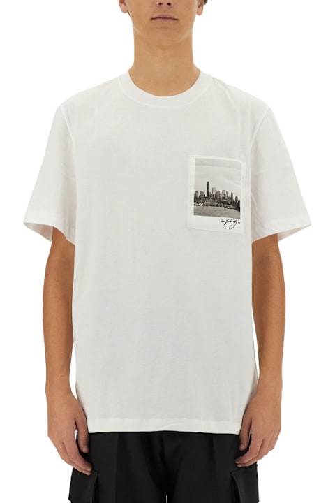 Helmut Lang سترات صوف وبدل رياضية لـ القسم الرجالي Helmut Lang T-shirt Postcard Skyline