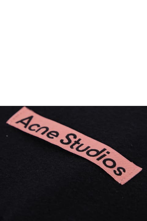 Acne Studios Scarves & Wraps for Women Acne Studios Logo Patch Fringed Scarf