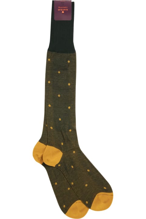 Gallo for Kids Gallo Polka Dot Cotton Long Socks