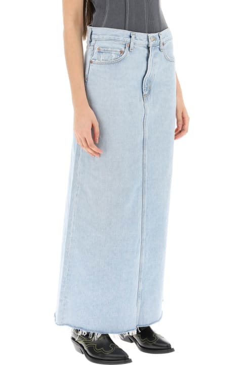 Homeware AGOLDE Hilla Long Denim Skirt