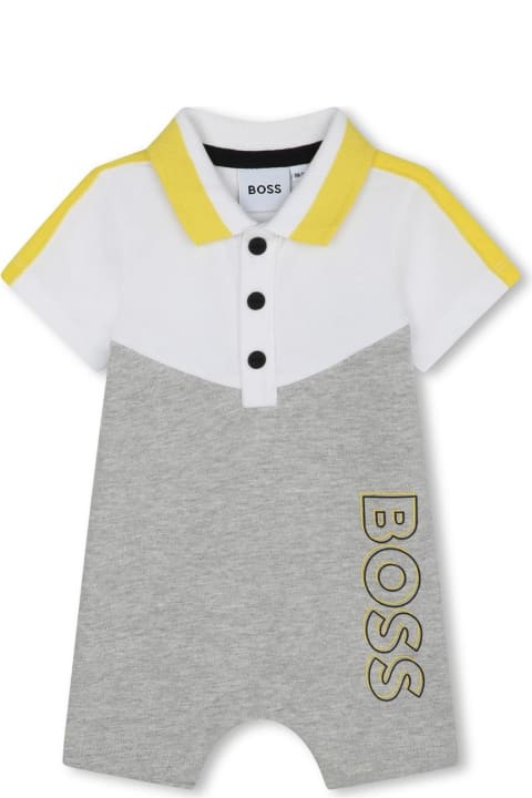 Bodysuits & Sets for Baby Boys Hugo Boss Tutina Con Logo