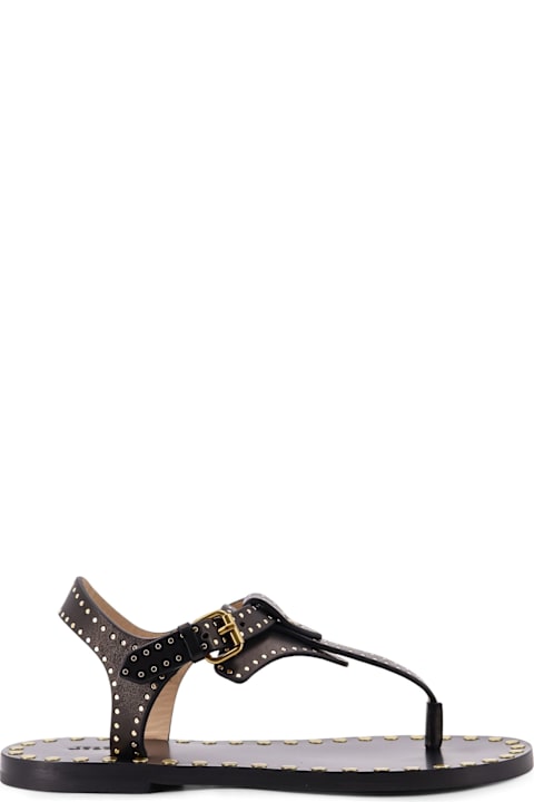 Isabel Marant Joonya Low Leather Sandals