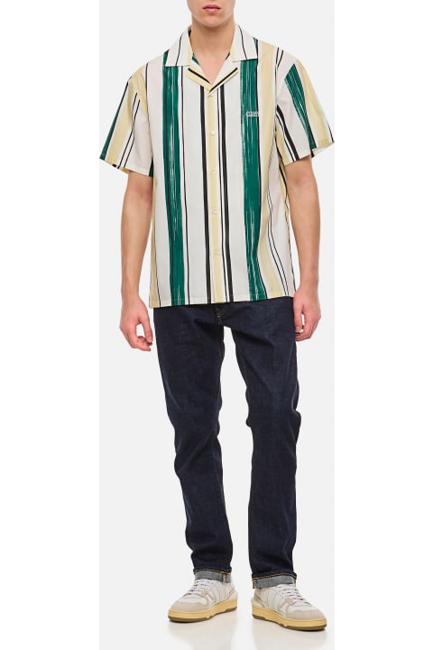 メンズ Lanvinのシャツ Lanvin Silk Printed Bowling Shirt
