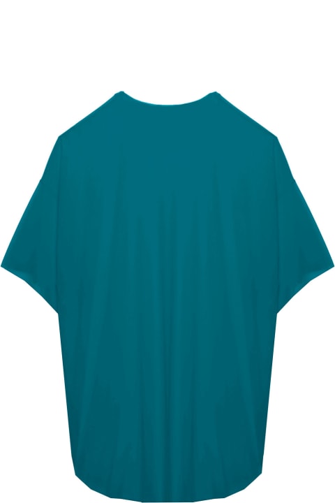 Fisico Woman's Petrolium Colored  Oversize Mesh T-shirt
