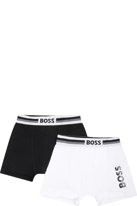Hugo Boss Underwear for Boys Hugo Boss Multicolor Set For Boy With Logo