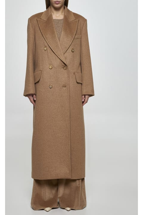 Coats & Jackets for Women Max Mara Fungo Double-breasted Wool Coat