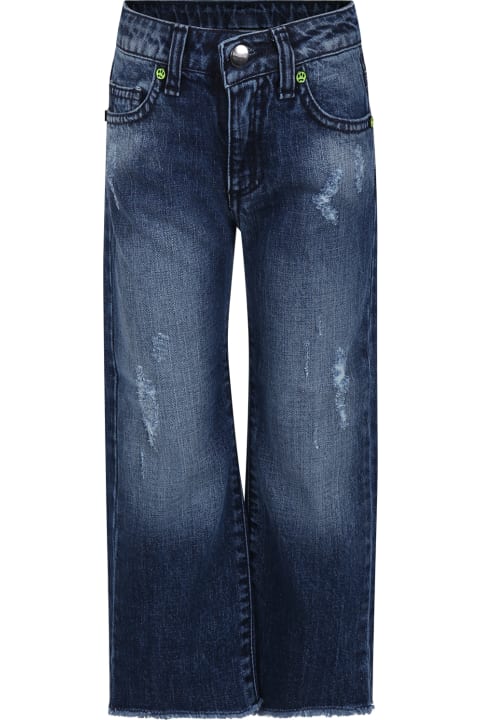 Barrow for Kids Barrow Jeans For Kids With Rips And Logo