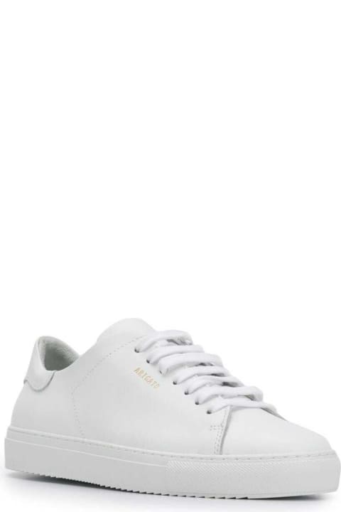 ウィメンズ新着アイテム Axel Arigato 'clean 90' White Sneakers With Printed Logo In Leather Woman Axel Arigato