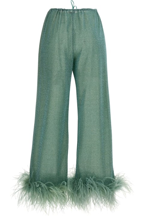 Oseree Pants & Shorts for Women Oseree 'lumiere Plumage' Pants
