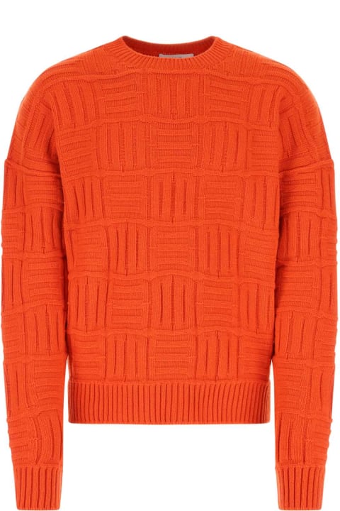 AMBUSH Sweaters for Men AMBUSH Orange Nylon Blend Oversize Sweater