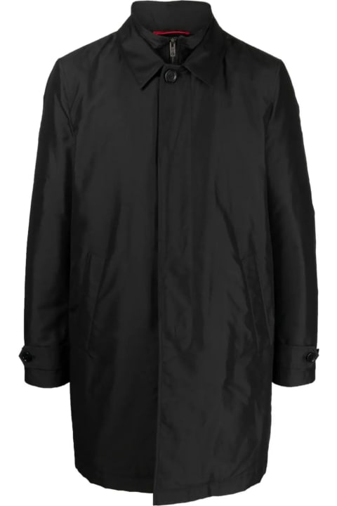 Fay Coats & Jackets for Men Fay Black Morning Coat Waterproof Coat Raincoat