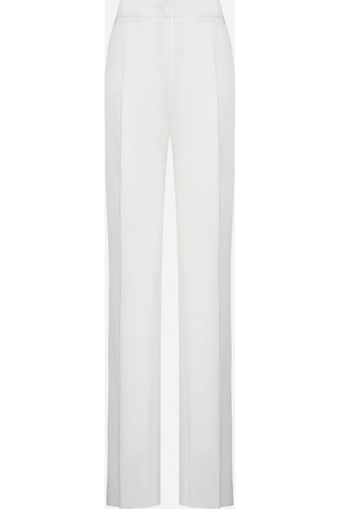 Pants & Shorts for Women Max Mara Brusson Linen Trousers