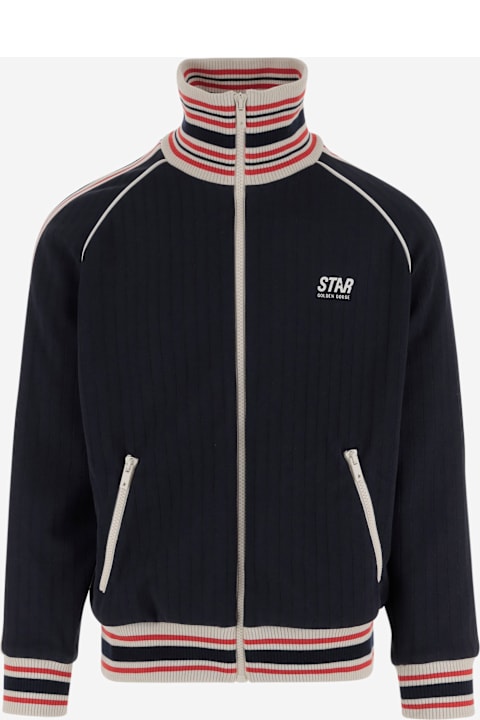 Golden Goose Sweaters for Men Golden Goose Nylon Sweatshirt With Logo