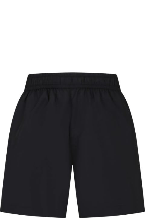 Swimwear for Boys Moschino Black Swim Shorts For Boy With Logo