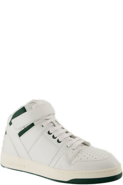 Saint Laurent Sneakers for Men Saint Laurent Lax Round Toe Lace-up Sneakers