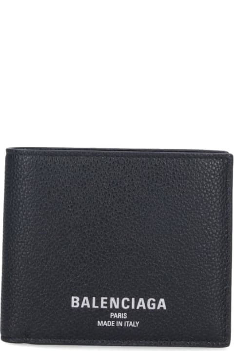 Accessories for Men Balenciaga Bifold Logo Wallet