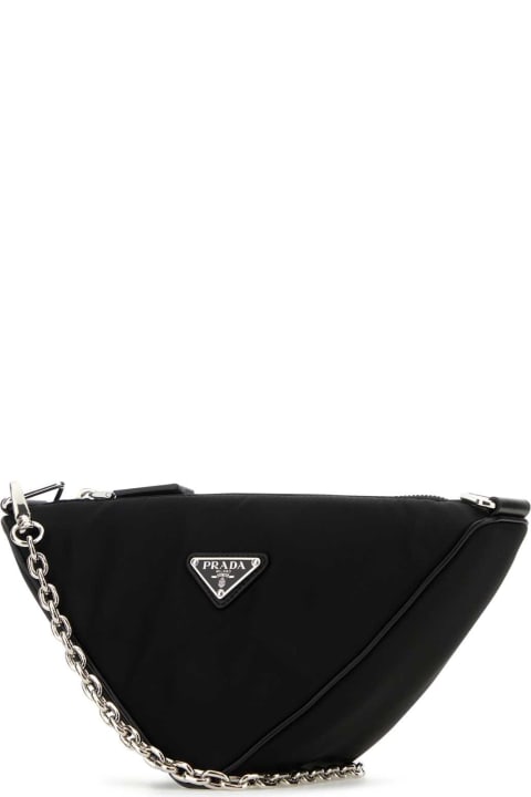 Bags for Women Prada Black Nylon Crossbody Bag