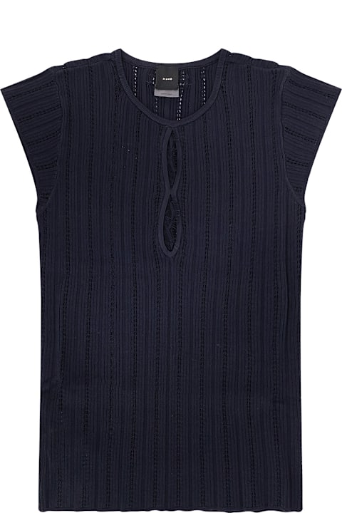 Pinko لـ Women Pinko Tofane Ribbed Viscose Blend Sweater