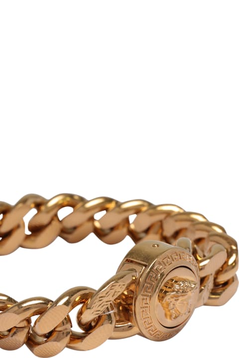 メンズ ジュエリーのセール Versace Medusa Logo Chain Bracelet