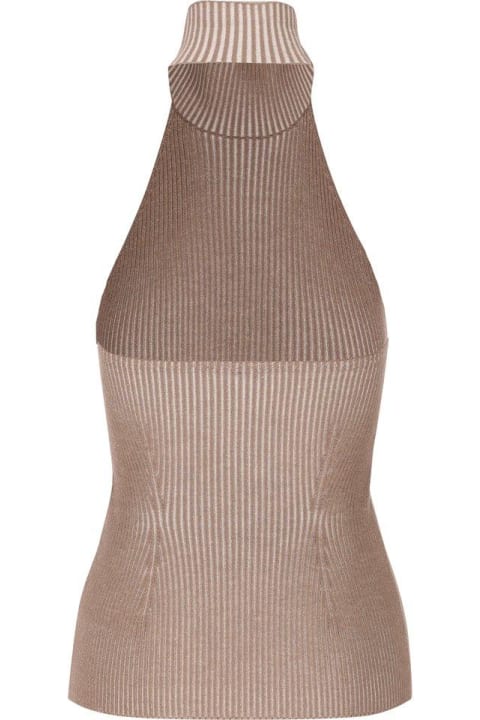 Fendi Topwear for Women Fendi High-neck Knitted Top