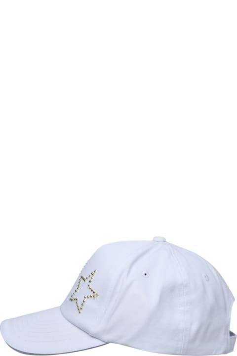 Chiara Ferragni Hats for Women Chiara Ferragni White Cotton Cap