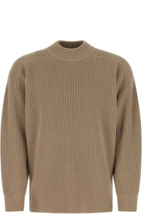 The Row Sweaters for Men The Row Cappuccino Wool Blend Sweater