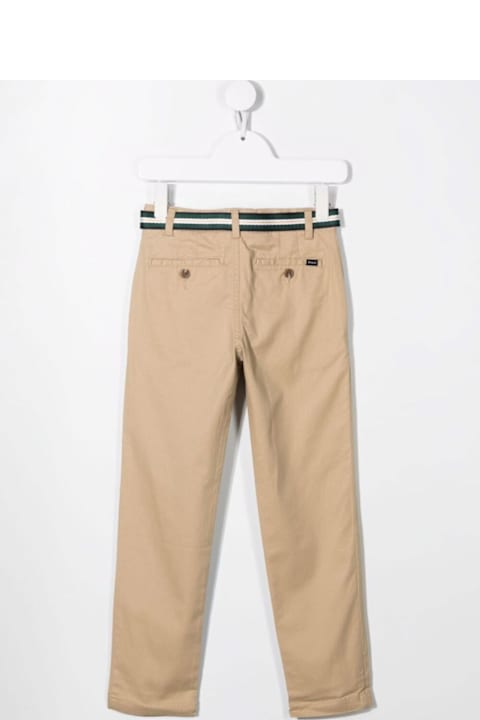 أدوات منزلية Polo Ralph Lauren Beige Pants With Waist Belt In Cotton Boy