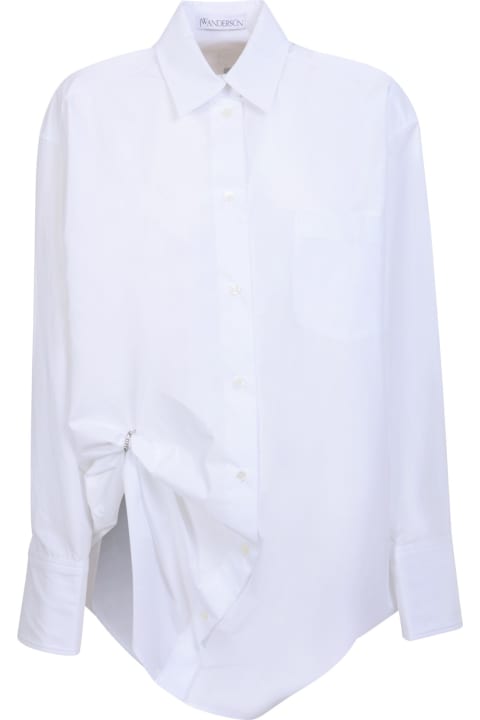 Fashion for Women J.W. Anderson Eyelets Oversize White Shirt